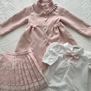 Piccola Speranza Coat, Top & Skirt Set